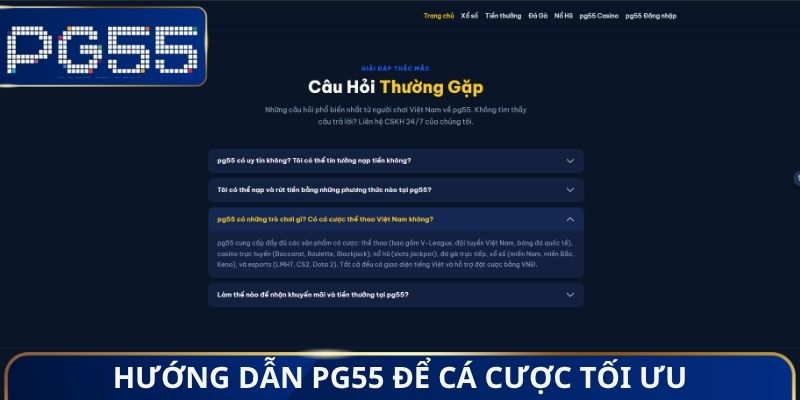 Hướng Dẫn PG55 - Chủ Đề Quan Trọng Cần Nghiên Cứu Cẩn Thận